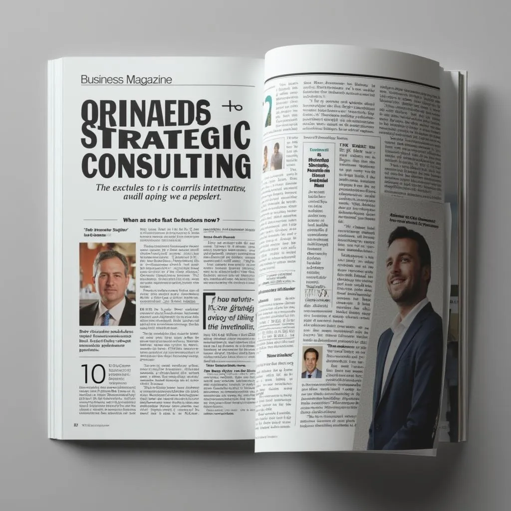 Business magazine feature article